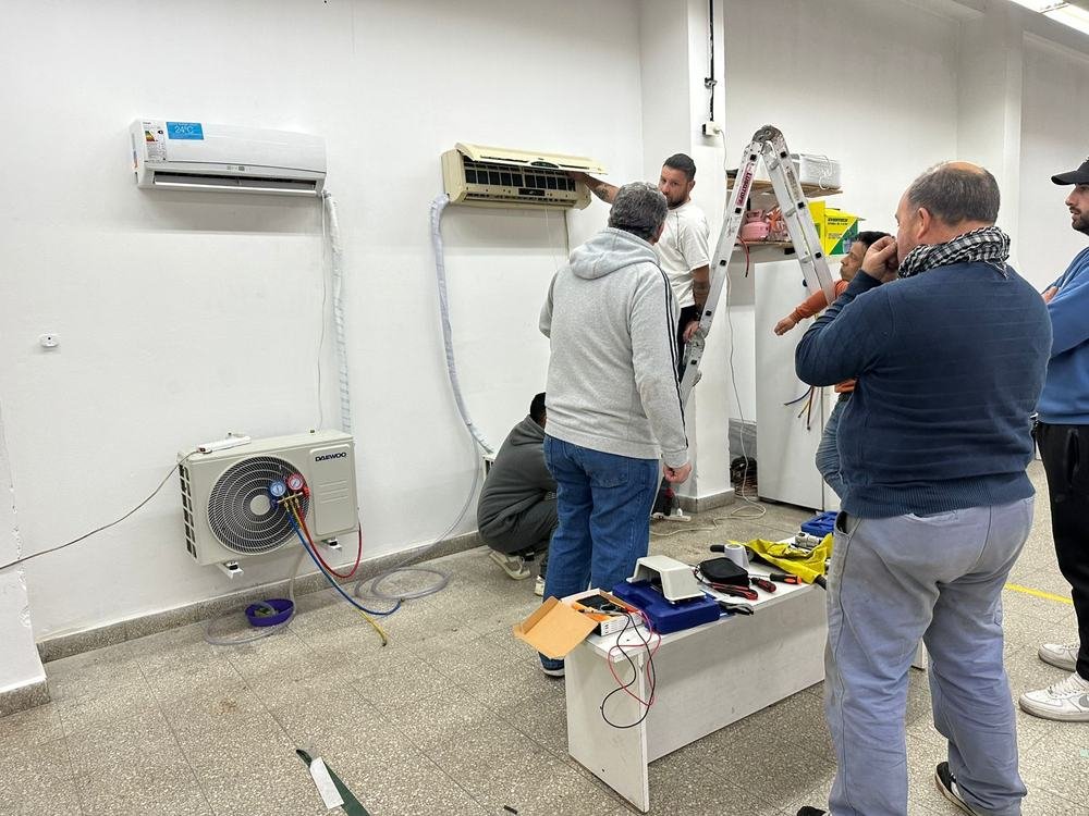 Instalación de equipos de aire acondicionado